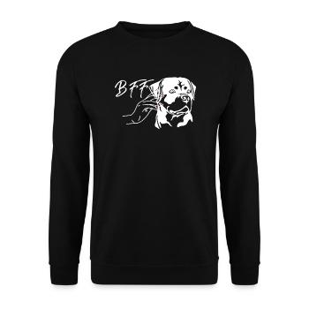 Accessoires pour chiens Rottweiler Propriétaires de chiens - Sweat-shirt Unisexe - noir - Devant - Alina (178cm) & Michal (187cm)