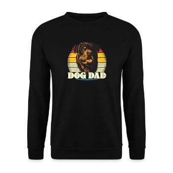 Accessoires pour chiens Rottweiler Propriétaires de chiens - Sweat-shirt Unisexe - noir - Devant - Alina (178cm) & Michal (187cm)