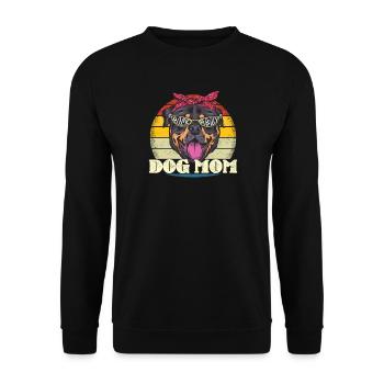 Accessoires pour chiens Rottweiler Propriétaires de chiens - Sweat-shirt Unisexe - noir - Devant - Alina (178cm) & Michal (187cm)