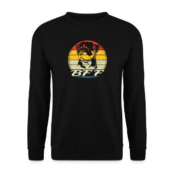 Accessoires pour chiens Rottweiler Propriétaires de chiens - Sweat-shirt Unisexe - noir - Devant - Alina (178cm) & Michal (187cm)