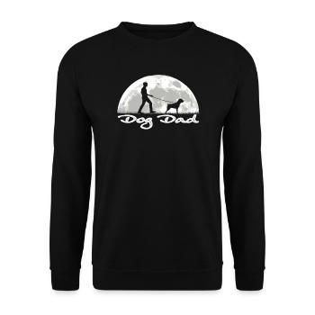 Hundezubehör Rottweiler Hundebesitzer - Unisex Pullover - Schwarz - Vorne - Alina (178cm) & Michal (187cm)