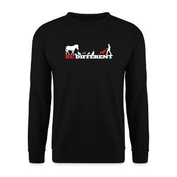 Accessoires pour chiens Rottweiler Propriétaires de chiens - Sweat-shirt Unisexe - noir - Devant - Alina (178cm) & Michal (187cm)