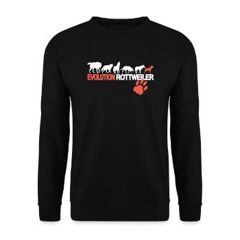 Accessoires pour chiens Rottweiler Propriétaires de chiens - Sweat-shirt Unisexe - noir - Devant - Alina (178cm) & Michal (187cm)