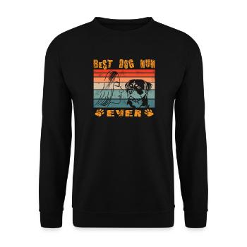 Accessoires pour chiens Rottweiler Propriétaires de chiens - Sweat-shirt Unisexe - noir - Devant - Alina (178cm) & Michal (187cm)