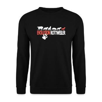 Accessoires pour chiens Rottweiler Propriétaires de chiens - Sweat-shirt Unisexe - noir - Devant - Alina (178cm) & Michal (187cm)