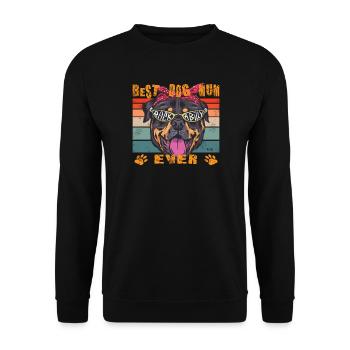 Accessoires pour chiens Rottweiler Propriétaires de chiens - Sweat-shirt Unisexe - noir - Devant - Alina (178cm) & Michal (187cm)