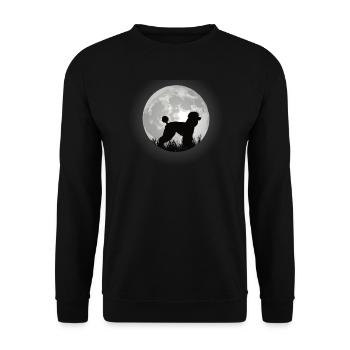 Hundezubehör Pudel Hundebesitzer - Unisex Pullover - Schwarz - Vorne - Alina (178cm) & Michal (187cm)