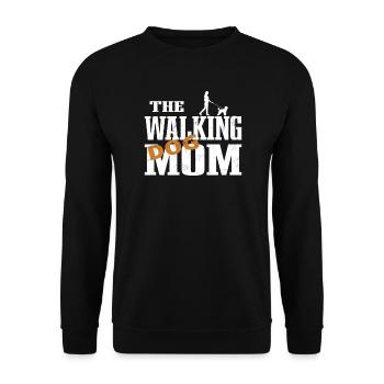 Hundezubehör Pudel Hundebesitzer - Unisex Pullover - Schwarz - Vorne - Alina (178cm) & Michal (187cm)