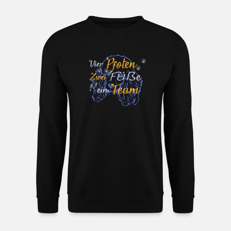 Hundezubehör Pudel Hundebesitzer - Unisex Pullover - Schwarz
