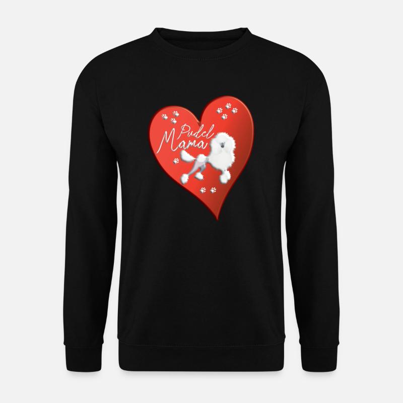 Hundezubehör Pudel Hundebesitzer - Unisex Pullover - Schwarz
