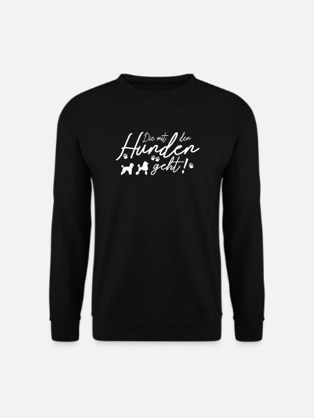Hundezubehör Pudel Hundebesitzer - Unisex Pullover - Schwarz