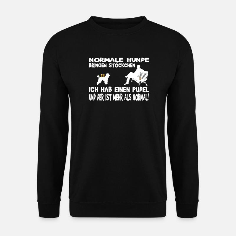 Hundezubehör Pudel Hundebesitzer - Unisex Pullover - Schwarz