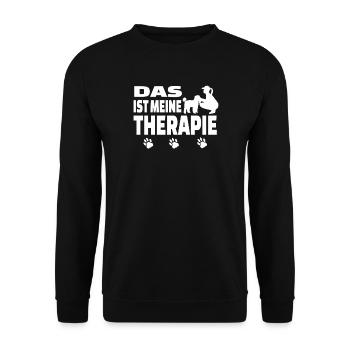 Hundezubehör Pudel Hundebesitzer - Unisex Pullover - Schwarz - Vorne - Alina (178cm) & Michal (187cm)