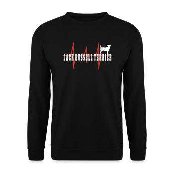 Accessoires pour chiens Terrier Propriétaires de chiens - Sweat-shirt Unisexe - noir - Devant - Alina (178cm) & Michal (187cm)