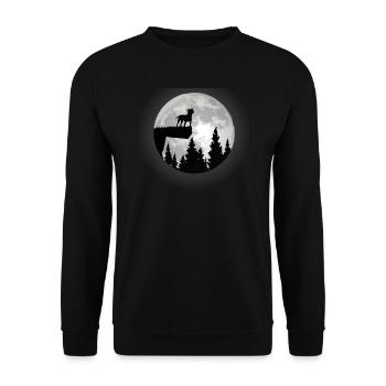 Accessoires pour chiens Terrier Propriétaires de chiens - Sweat-shirt Unisexe - noir - Devant - Alina (178cm) & Michal (187cm)
