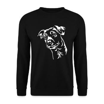 Accessoires pour chiens Terrier Propriétaires de chiens - Sweat-shirt Unisexe - noir - Devant - Alina (178cm) & Michal (187cm)