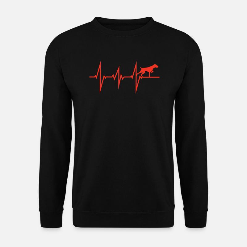Hunde Deutsch Drahthaar Hundebesitzer - Unisex Pullover - Schwarz