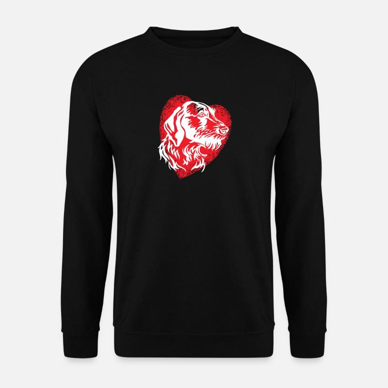 Hunde Deutsch Drahthaar Hundebesitzer - Unisex Pullover - Schwarz