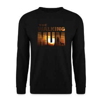 Dogs German Wirehaired Dog Owners - Unisex Sweatshirt - black - Front - Alina (178cm) & Michal (187cm)