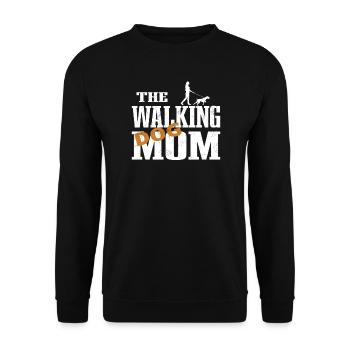 Dogs German Wirehaired Dog Owners - Unisex Sweatshirt - black - Front - Alina (178cm) & Michal (187cm)