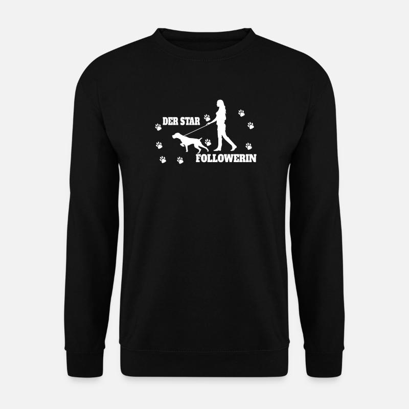Hunde Deutsch Drahthaar Hundebesitzer - Unisex Pullover - Schwarz