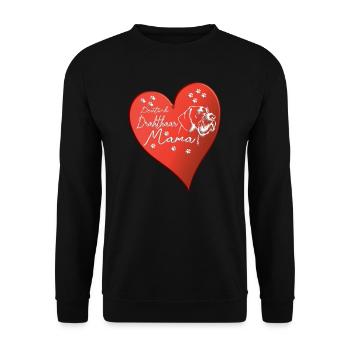 Dogs German Wirehaired Dog Owners - Unisex Sweatshirt - black - Front - Alina (178cm) & Michal (187cm)