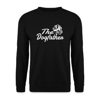 Dogs German Wirehaired Dog Owners - Unisex Sweatshirt - black - Front - Alina (178cm) & Michal (187cm)