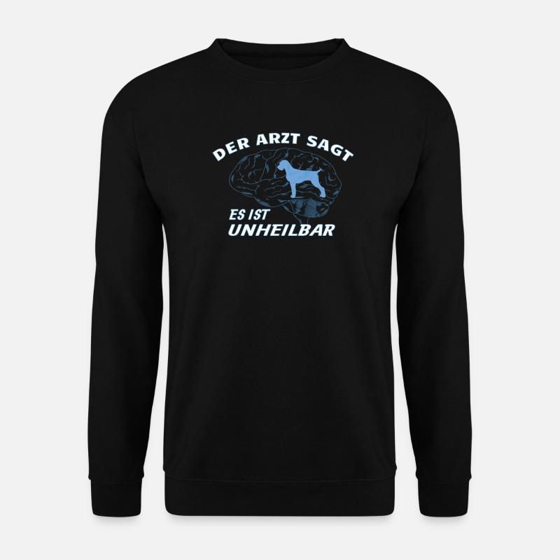 Hunde Deutsch Drahthaar Hundebesitzer - Unisex Pullover - Schwarz