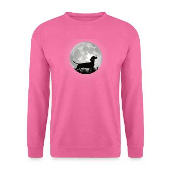 Chien teckel Propriétaire de chien Gechenkidee - Sweat-shirt Unisexe - rose - Devant