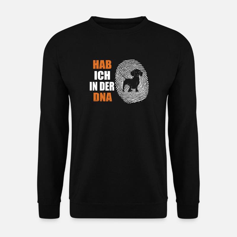 Hund Dackel Hundebesitzer Geschenkidee - Unisex Pullover - Schwarz