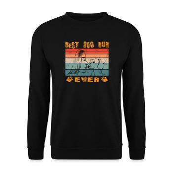 Teckel de race de chien pour les amoureux des chiens - Sweat-shirt Unisexe - noir - Devant - Alina (178cm) & Michal (187cm)