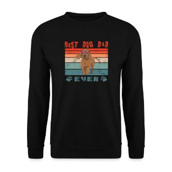Teckel de race de chien pour les amoureux des chiens - Sweat-shirt Unisexe - noir - Devant - Alina (178cm) & Michal (187cm)