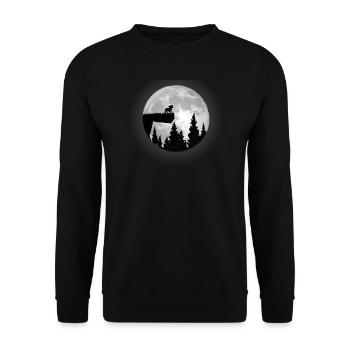 Chien Chihuahua Propriétaire de chien Gechenkidee - Sweat-shirt Unisexe - noir - Devant - Alina (178cm) & Michal (187cm)