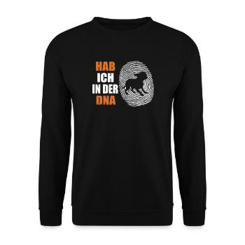 Hund Chihuahua Hundebesitzer Gechenkidee - Unisex Pullover - Schwarz - Vorne - Alina (178cm) & Michal (187cm)