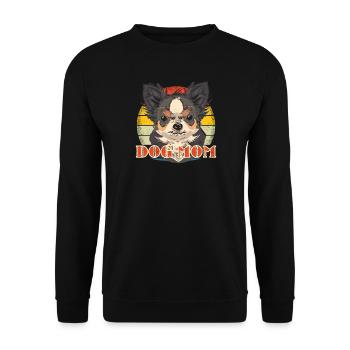Chien Chihuahua Propriétaire de chien Gechenkidee - Sweat-shirt Unisexe - noir - Devant - Alina (178cm) & Michal (187cm)