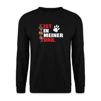 Hund Chihuahua Hundebesitzer Gechenkidee - Unisex Pullover - Schwarz - Vorne - Alina (178cm) & Michal (187cm)