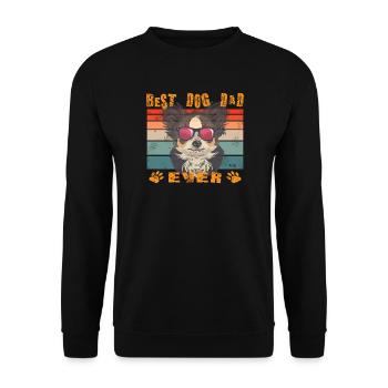 Chien Chihuahua Propriétaire de chien Gechenkidee - Sweat-shirt Unisexe - noir - Devant - Alina (178cm) & Michal (187cm)