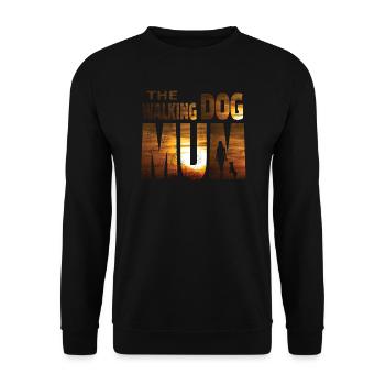 Chien Bulldog Dog Propriétaire Gechenkidee - Sweat-shirt Unisexe - noir - Devant - Alina (178cm) & Michal (187cm)
