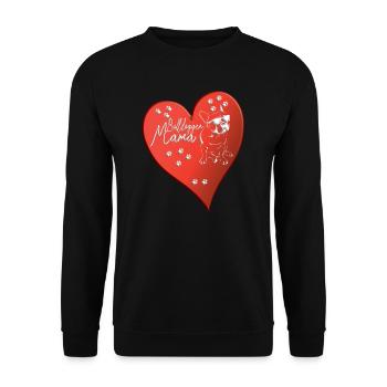 Chien Bulldog Dog Propriétaire Gechenkidee - Sweat-shirt Unisexe - noir - Devant - Alina (178cm) & Michal (187cm)