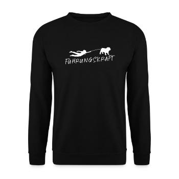 Chien Bulldog Dog Propriétaire Gechenkidee - Sweat-shirt Unisexe - noir - Devant - Alina (178cm) & Michal (187cm)