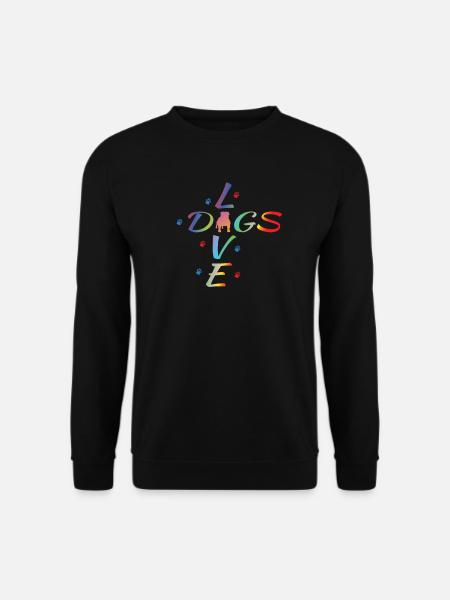 Dog Bulldog Dog Owner Gechenkidee - Unisex Sweatshirt - black
