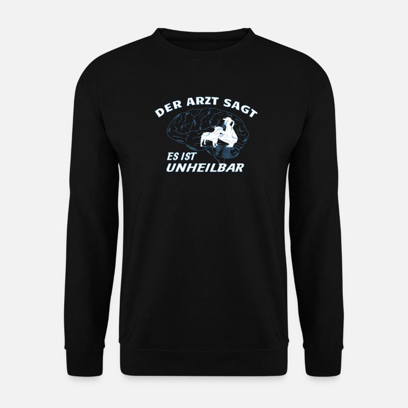 Hund Bulldogge Hundebesitzer Gechenkidee - Unisex Pullover - Schwarz