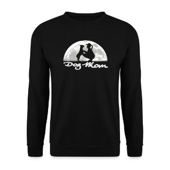 Chien Bulldog Dog Propriétaire Gechenkidee - Sweat-shirt Unisexe - noir - Devant - Alina (178cm) & Michal (187cm)