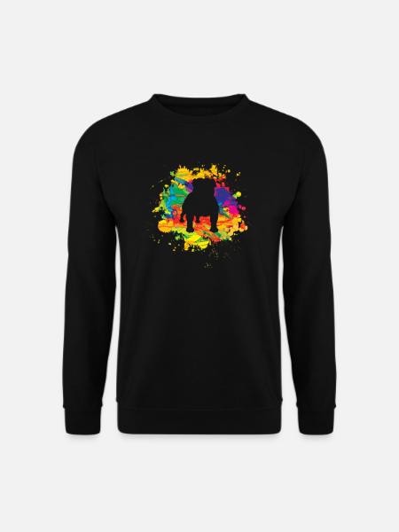 Dog Bulldog Dog Owner Gechenkidee - Unisex Sweatshirt - black