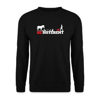Chien Bulldog Dog Propriétaire Gechenkidee - Sweat-shirt Unisexe - noir - Devant - Alina (178cm) & Michal (187cm)