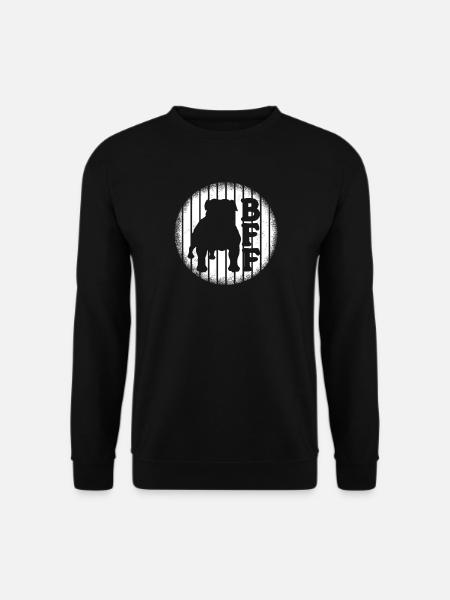 Chien Bulldog Dog Propriétaire Gechenkidee - Sweat-shirt Unisexe - noir