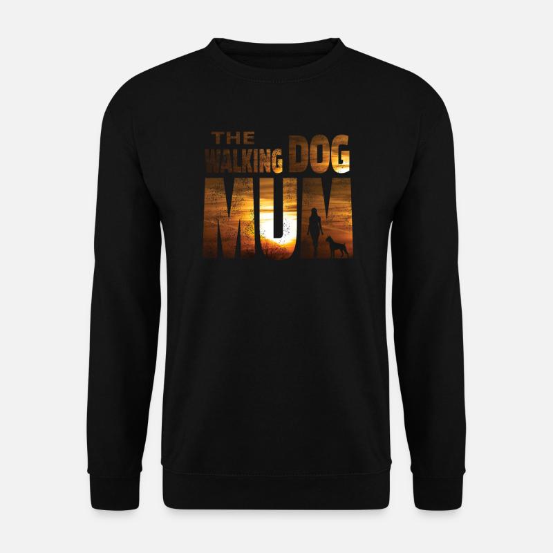 Hund Boxer Hundebesitzer Geschenkidee - Unisex Pullover - Schwarz