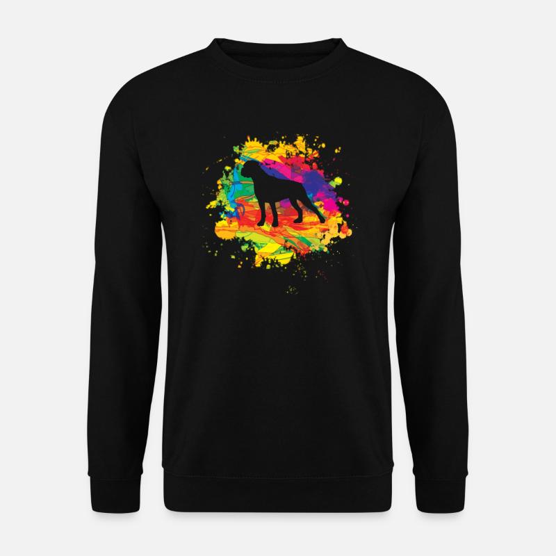 Hund Boxer Hundebesitzer Geschenkidee - Unisex Pullover - Schwarz