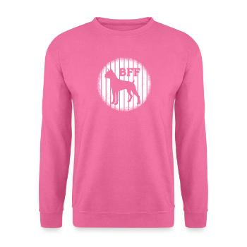Hund Boxer Hundebesitzer Geschenkidee - Unisex Pullover - Pink - Vorne