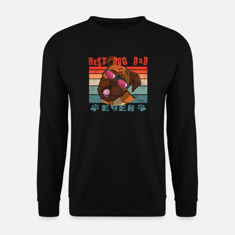 Hund Boxer Hundebesitzer Geschenkidee - Unisex Pullover - Schwarz